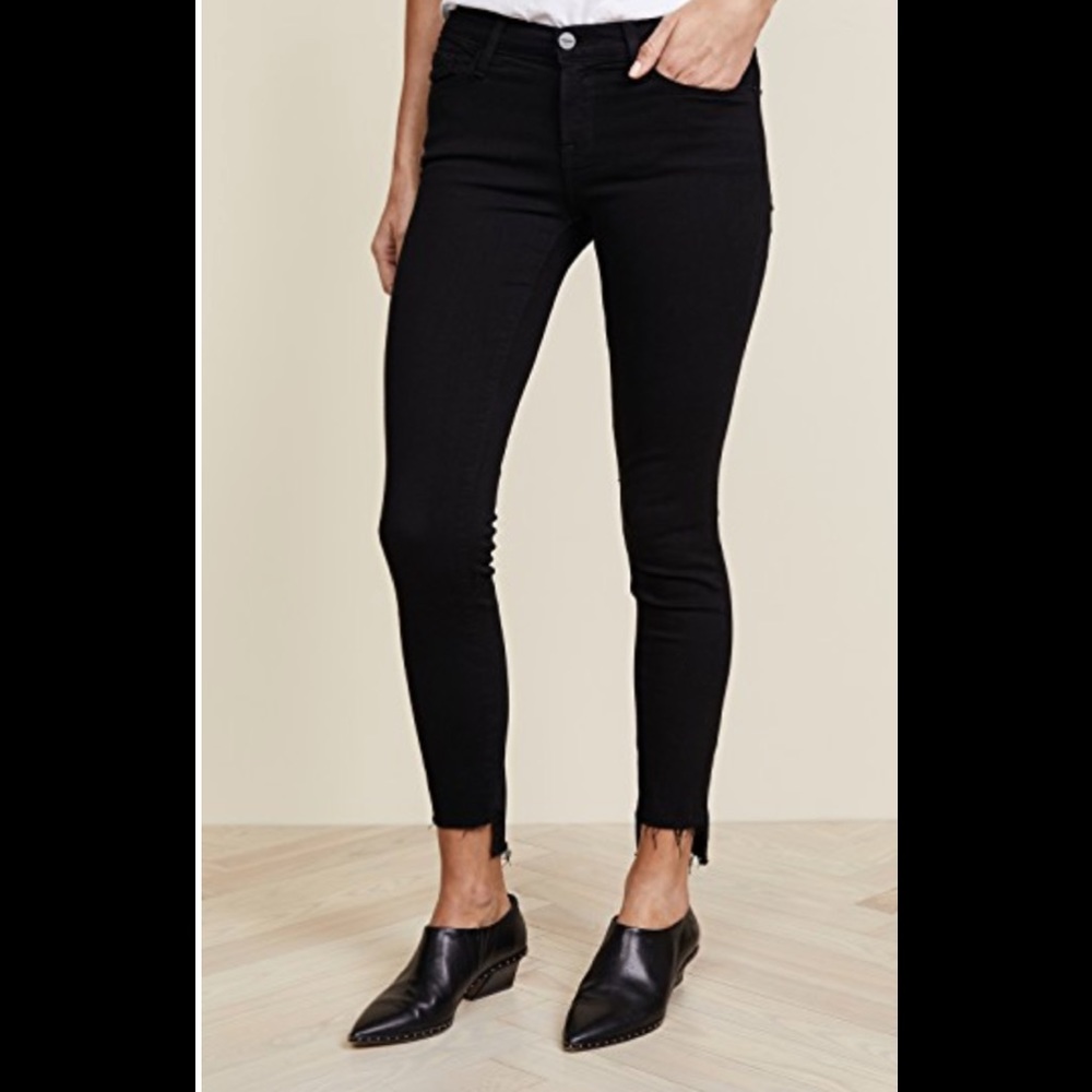 Frame Denim Le Skinny de Jeanne Stagger Hem NWOT